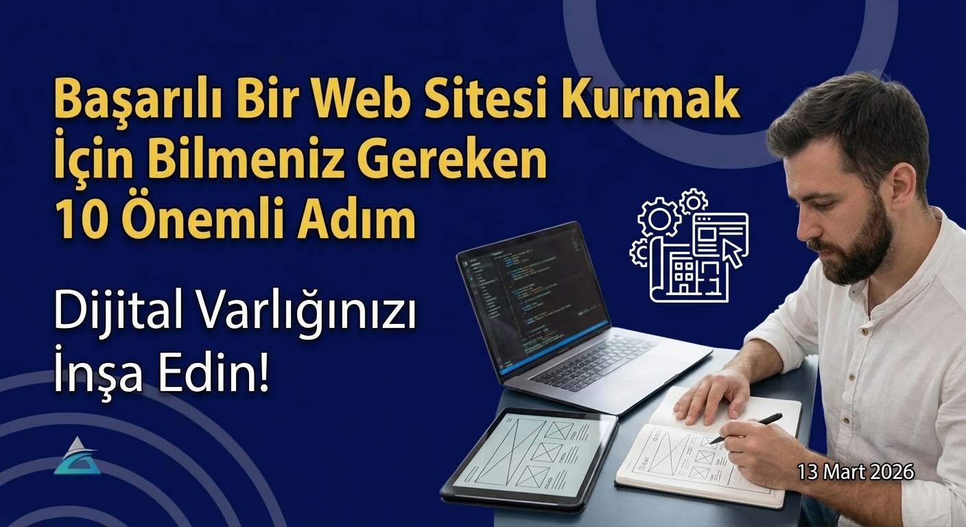 Başarılı Bir Web Sitesi Kurmak İçin Bilmeniz Gereken 10 Önemli Adım