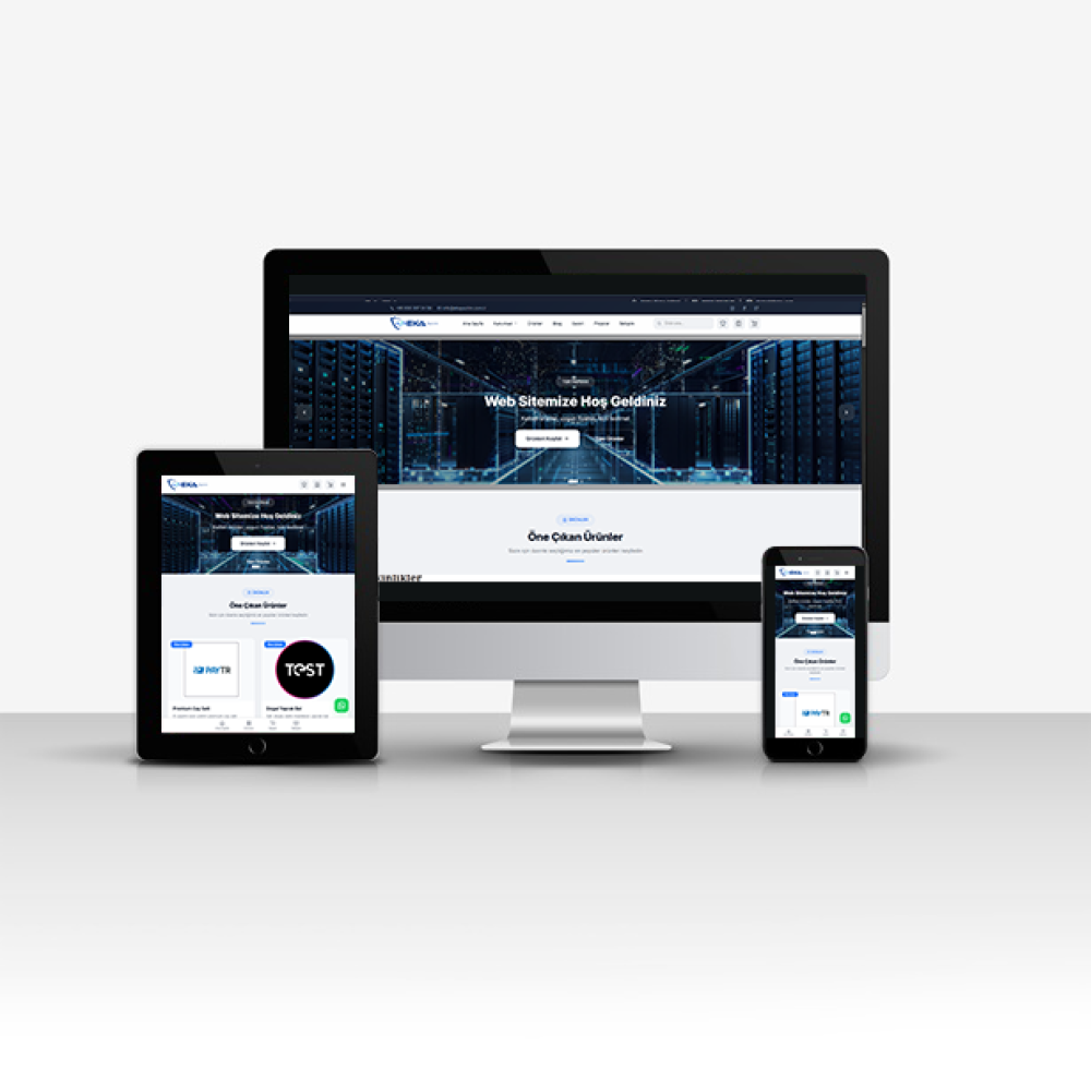 E-Ticaret & Kurumsal Web Sitesi Yazılımı