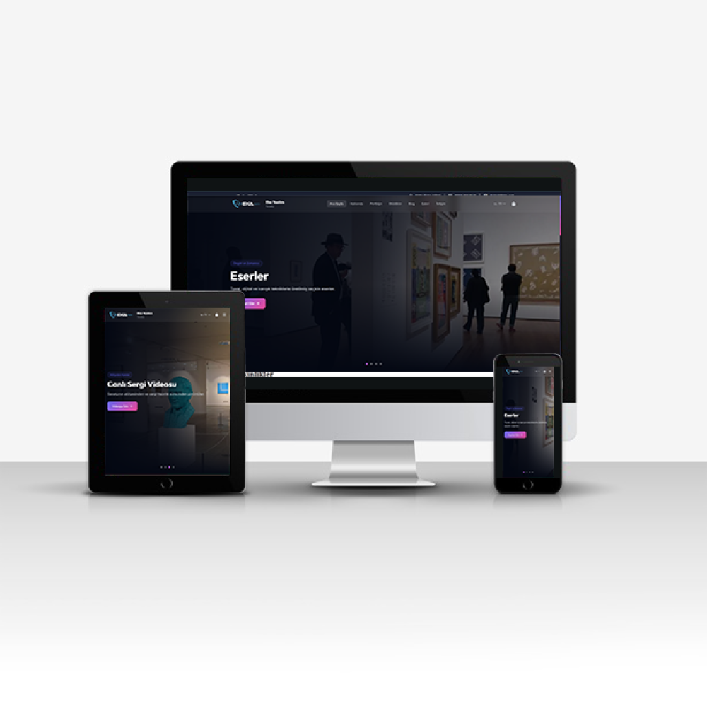 Profesyonel Sanatçı Web Sitesi Yazılımı