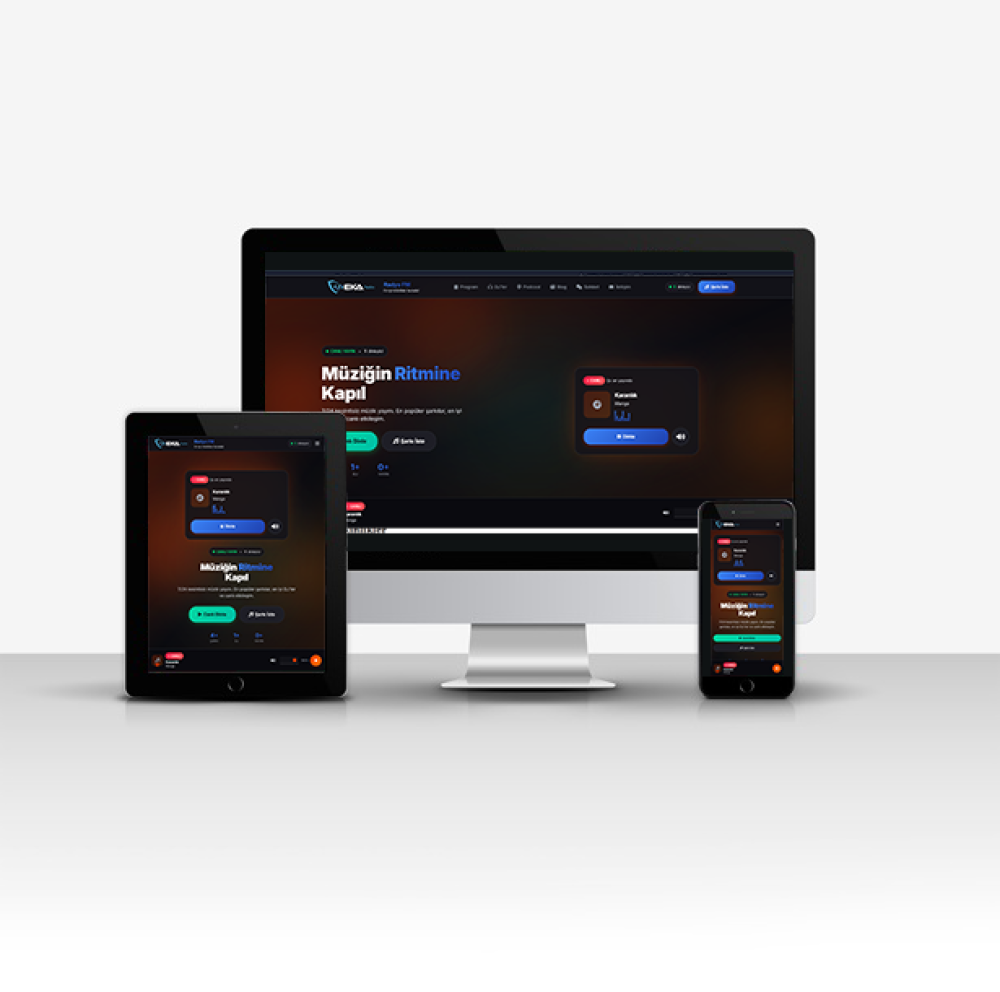 Profesyonel Online Radyo Yönetim Sistemi